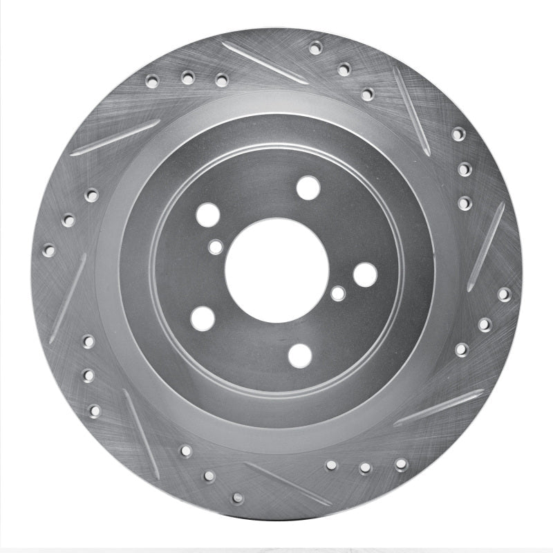 R1 Concepts Subaru Impreza Rear Right Drilled & Slotted Silver Brake Rotor (Part Number: RNCEDZ - 13019R) | rncEDZ - 13019R - JDMuscleSPK976839