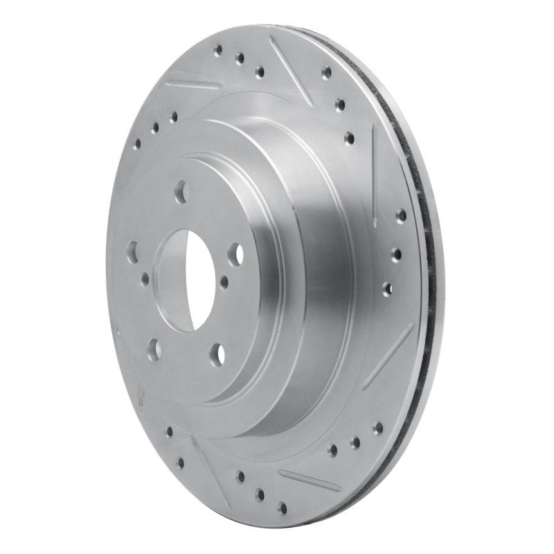 R1 Concepts Subaru Impreza Rear Right Drilled & Slotted Silver Brake Rotor (Part Number: RNCEDZ - 13019R) | rncEDZ - 13019R - JDMuscleSPK976839
