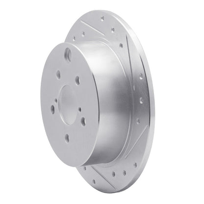R1 Concepts Subaru Impreza Rear Right Drilled & Slotted Silver Brake Rotor Part RNCEDZ - 13025R | rncEDZ - 13025R - JDMuscleSPK984459