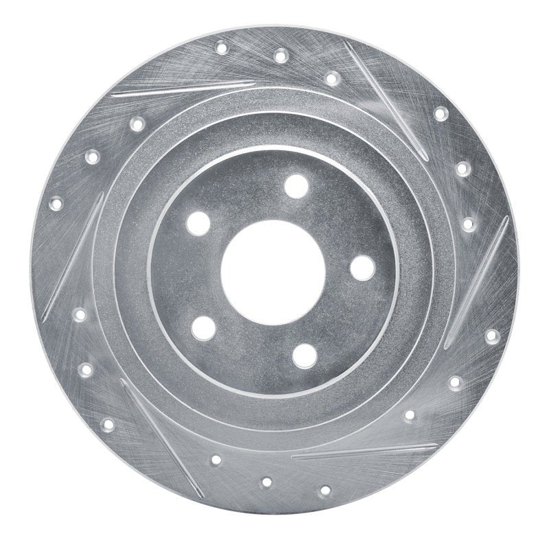 R1 Concepts Subaru Legacy Rear Right Drilled & Slotted Silver Brake Rotor (Part Number: RNCEDZ - 13032R) | rncEDZ - 13032R - JDMuscleSPK976847