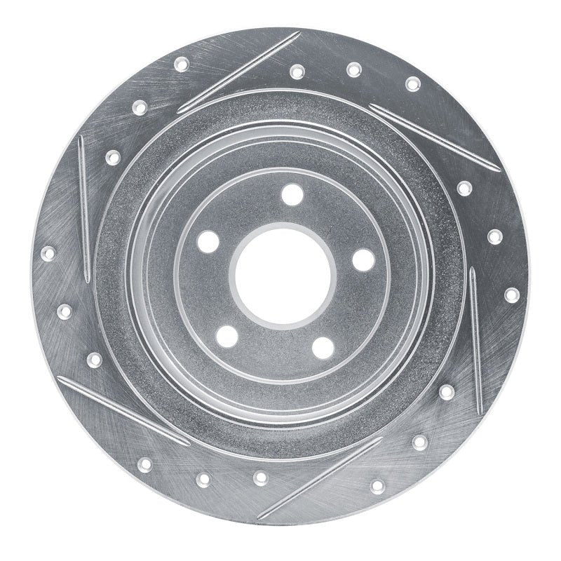 R1 Concepts Subaru Legacy Rear Right Drilled & Slotted Silver Brake Rotor (Part Number: RNCEDZ - 13032R) | rncEDZ - 13032R - JDMuscleSPK976847