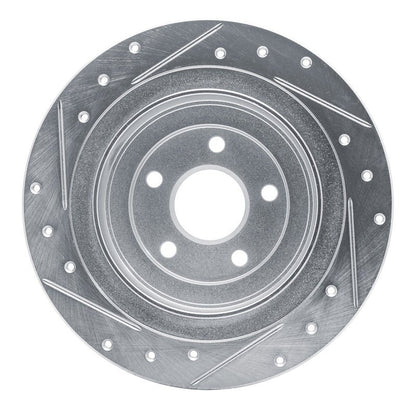R1 Concepts Subaru Legacy Rear Right Drilled & Slotted Silver Brake Rotor (Part Number: RNCEDZ - 13032R) | rncEDZ - 13032R - JDMuscleSPK976847