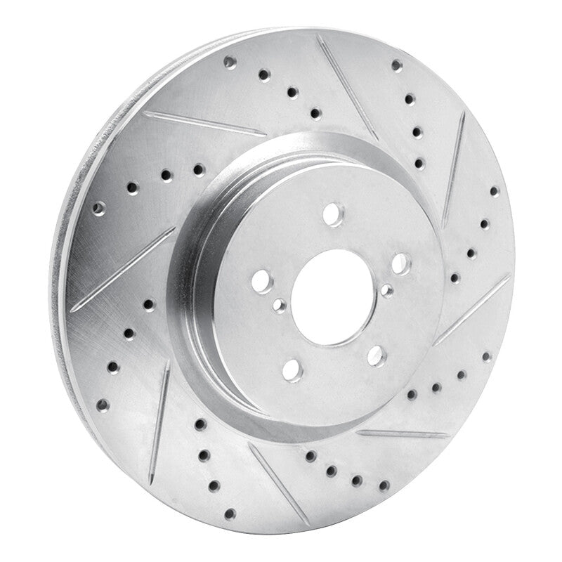 R1 Concepts Subaru Outback Front Right Drilled & Slotted Silver Brake Rotor (Part Number: RNCEDZ - 13018R) | rncEDZ - 13018R - JDMuscleSPK976837