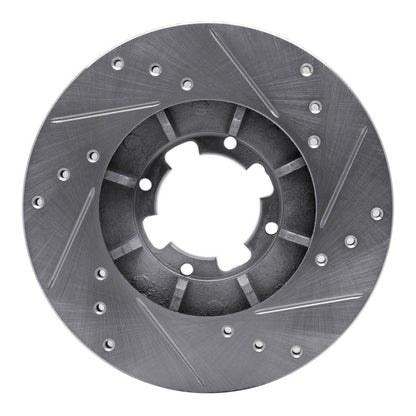 R1 Concepts Subaru RX Front Left Drilled & Slotted Silver Brake Rotor (1985 - 1994) | rncEDZ - 13000L - JDMuscleSPK984431
