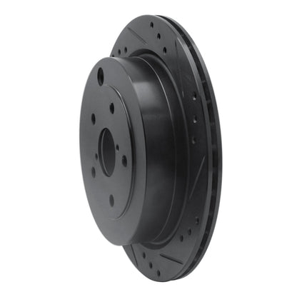R1 Concepts Subaru Tribeca Rear Right Drilled & Slotted Brake Rotor (2006 - 2014) | rncECB - 13036R - JDMuscleSPK973659