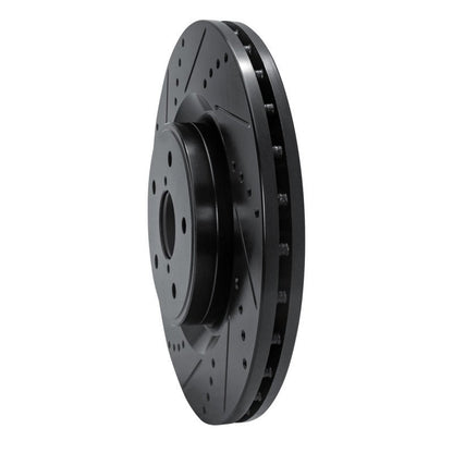 R1 Concepts Subaru WRX Front Left Drilled & Slotted Brake Rotor – Model RNC - ECB - 13041L | rncECB - 13041L - JDMuscleSPK973666