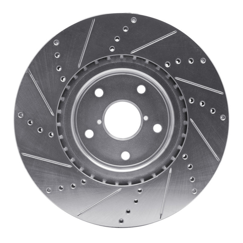 R1 Concepts Subaru WRX Front Right Drilled & Slotted Brake Rotor (2013 - 2020) | rncEDZ - 13016R - JDMuscleSPK976833