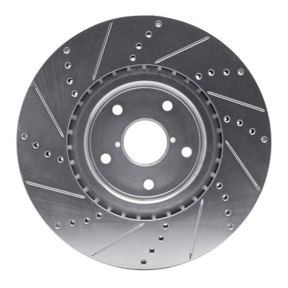 R1 Concepts Subaru WRX Front Right Drilled & Slotted Brake Rotor (2013 - 2020) | rncEDZ - 13016R - JDMuscleSPK976833