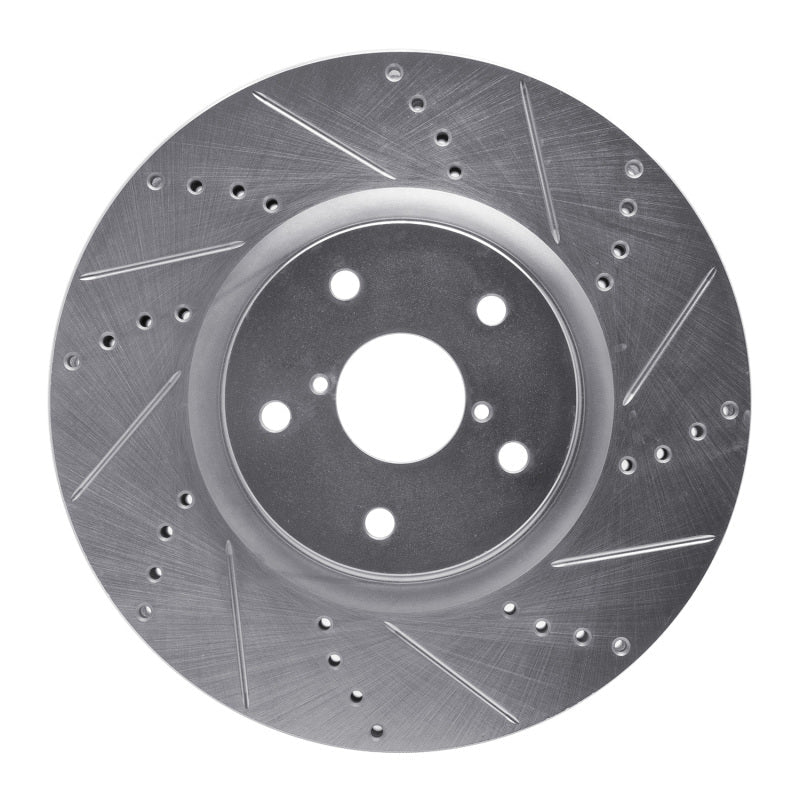 R1 Concepts Subaru WRX Front Right Drilled & Slotted Brake Rotor (2013 - 2020) | rncEDZ - 13016R - JDMuscleSPK976833