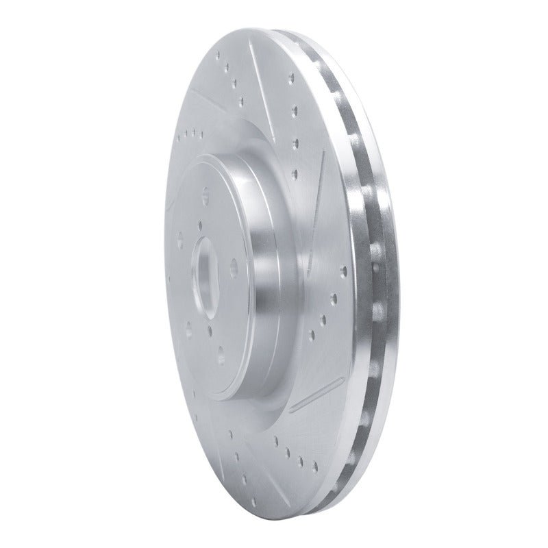 R1 Concepts Subaru WRX Front Right Drilled & Slotted Silver Brake Rotor (Part rncEDZ - 13041R) | rncEDZ - 13041R - JDMuscleSPK984479