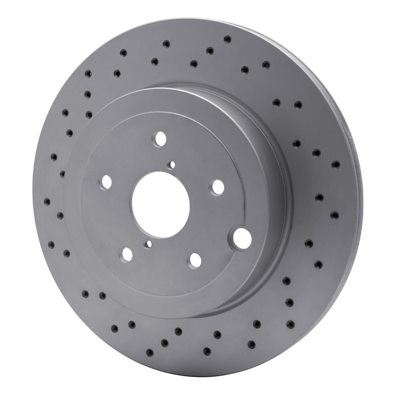 R1 Concepts Subaru WRX Rear Drilled GeoSPEC Coated Rotor (Years 2018 - 2025) | rncRXE - 13042 - JDMuscleSPK989235