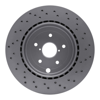 R1 Concepts Subaru WRX Rear Drilled GeoSPEC Coated Rotor (Years 2018 - 2025) | rncRXE - 13042 - JDMuscleSPK989235