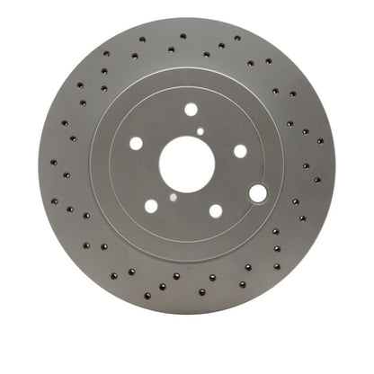 R1 Concepts Subaru WRX Rear Drilled GeoSPEC Coated Rotor (Years 2018 - 2025) | rncRXE - 13042 - JDMuscleSPK989235