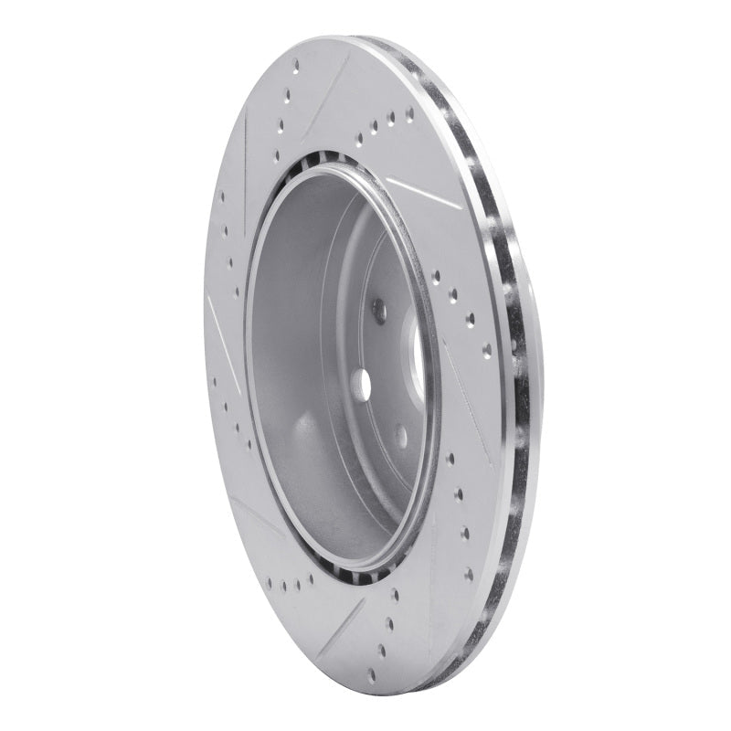 R1 Concepts Subaru WRX STI Rear Right Drilled & Slotted Silver Brake Rotor (Part No. rncEDZ - 13042R) | rncEDZ - 13042R - JDMuscleSPK984481