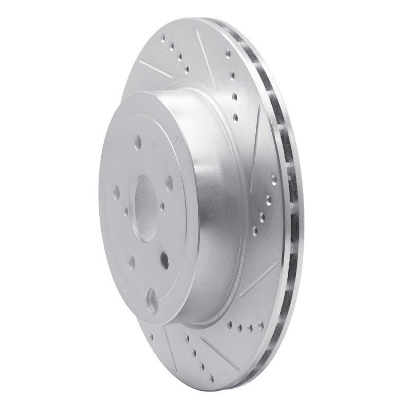 R1 Concepts Subaru WRX STI Rear Right Drilled & Slotted Silver Brake Rotor (Part No. rncEDZ - 13042R) | rncEDZ - 13042R - JDMuscleSPK984481