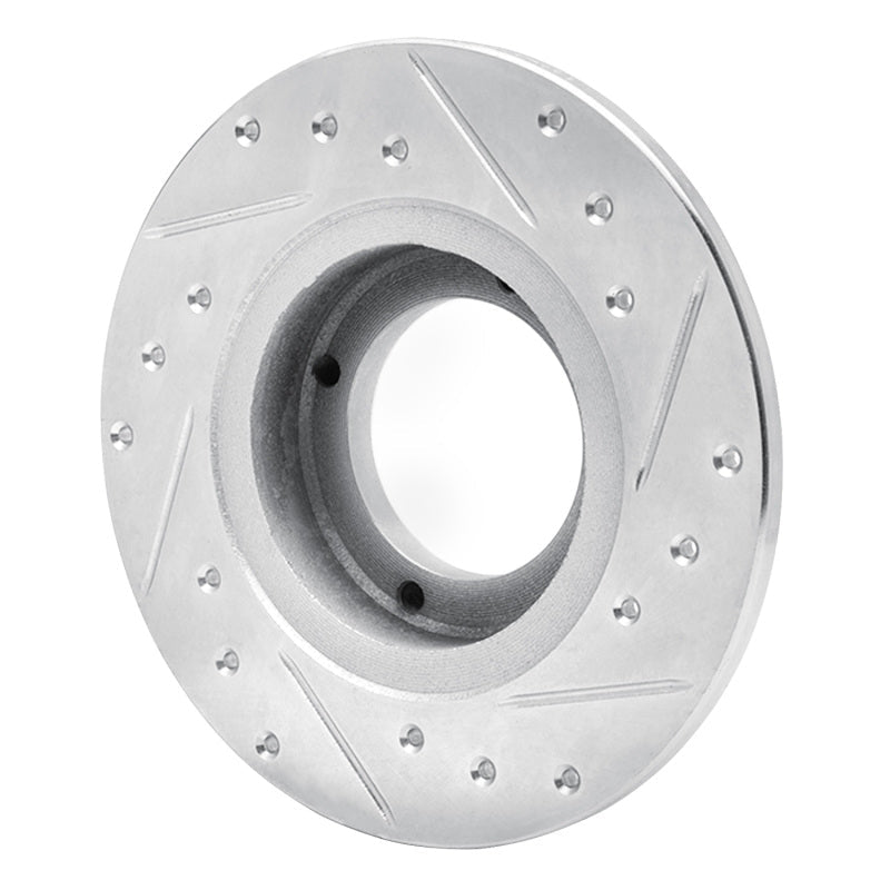 R1 Concepts Subaru XT 1985 - 1991 Rear Left Drilled & Slotted Silver Brake Rotor | rncEDZ - 13001L - JDMuscleSPK984433