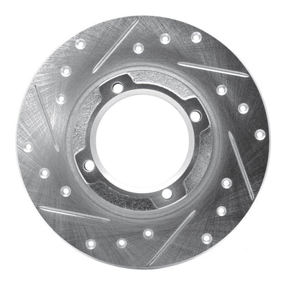 R1 Concepts Subaru XT 1985 - 1991 Rear Left Drilled & Slotted Silver Brake Rotor | rncEDZ - 13001L - JDMuscleSPK984433