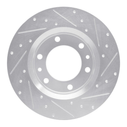 R1 Concepts Toyota 4Runner 1981 - 1985 Front Left Drilled & Slotted Silver Brake Rotor | rncEDZ - 76095L - JDMuscleSPK987591