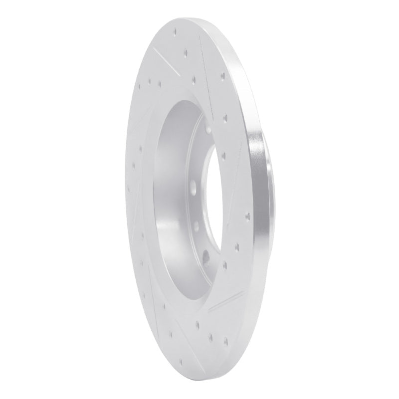 R1 Concepts Toyota 4Runner 1981 - 1985 Front Left Drilled & Slotted Silver Brake Rotor | rncEDZ - 76095L - JDMuscleSPK987591