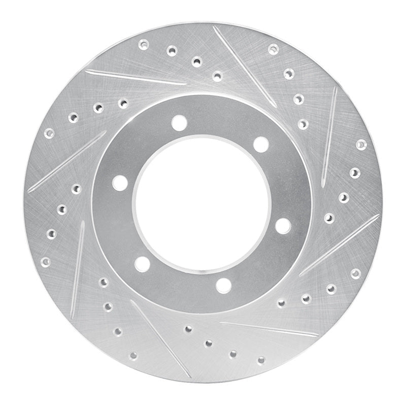R1 Concepts Toyota 4Runner 1991 - 1998 Front Right Drilled & Slotted Silver Brake Rotor | rncEDZ - 76115R - JDMuscleSPK987628