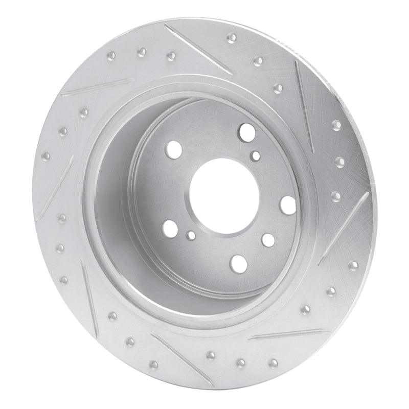 R1 Concepts Toyota Avalon Rear Left Drilled & Slotted Silver Brake Rotor (1995 - 1999) | rncEDZ - 76065L - JDMuscleSPK987553