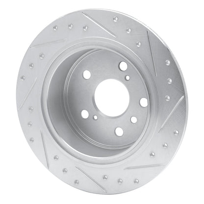 R1 Concepts Toyota Avalon Rear Left Drilled & Slotted Silver Brake Rotor (1995 - 1999) | rncEDZ - 76065L - JDMuscleSPK987553