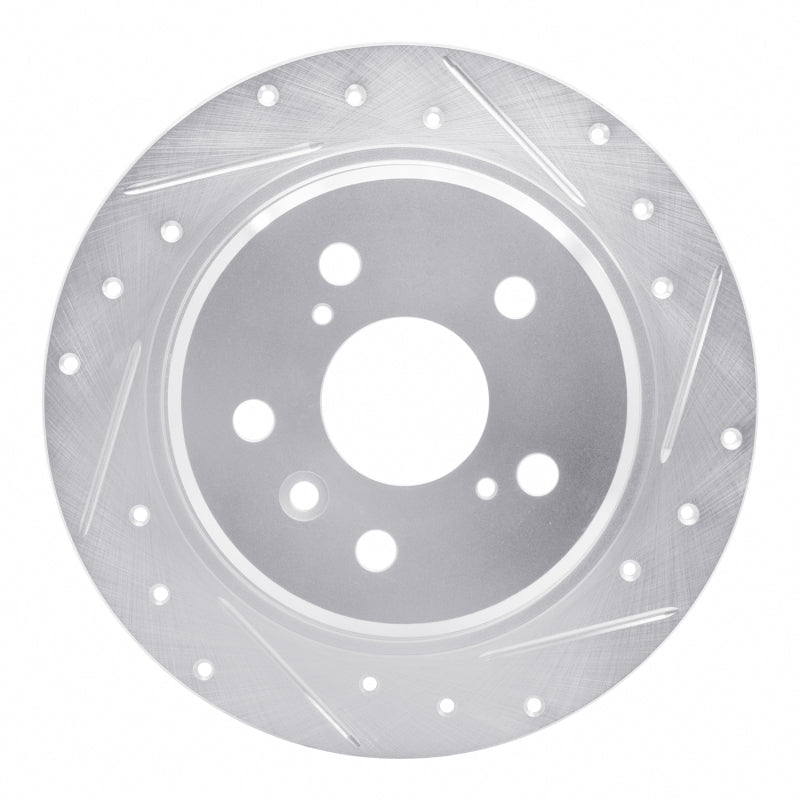 R1 Concepts Toyota Avalon Rear Right Drilled & Slotted Silver Brake Rotor (Part rncEDZ - 76065R) | rncEDZ - 76065R - JDMuscleSPK987554