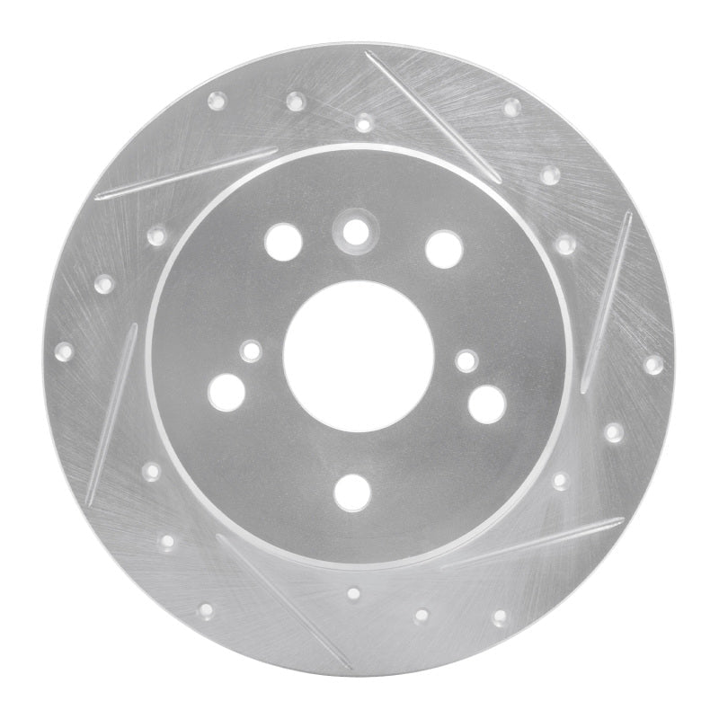 R1 Concepts Toyota Avalon Rear Right Drilled & Slotted Silver Brake Rotor (Part rncEDZ - 76071R) | rncEDZ - 76071R - JDMuscleSPK987564