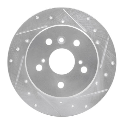 R1 Concepts Toyota Avalon Rear Right Drilled & Slotted Silver Brake Rotor (Part rncEDZ - 76071R) | rncEDZ - 76071R - JDMuscleSPK987564