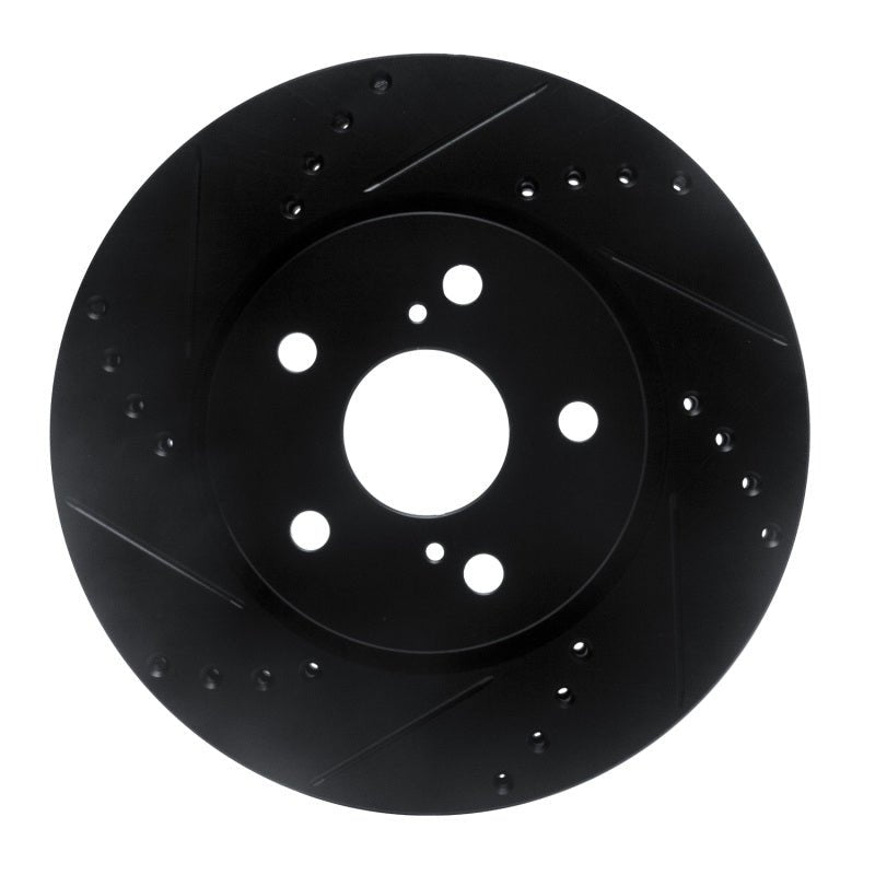 R1 Concepts Toyota C - HR Front Left Drilled & Slotted Brake Rotor (2018 - 2022) | rncECB - 76153L - JDMuscleSPK983745
