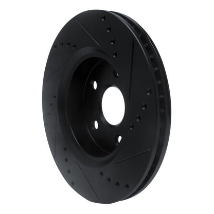 R1 Concepts Toyota C - HR Front Left Drilled & Slotted Brake Rotor (2018 - 2022) | rncECB - 76153L - JDMuscleSPK983745