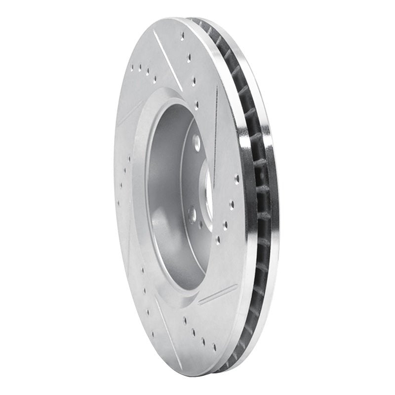 R1 Concepts Toyota C - HR Front Left Drilled & Slotted Silver Brake Rotor (Part Number: RNCEDZ - 76153L) | rncEDZ - 76153L - JDMuscleSPK987669