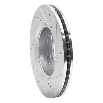 R1 Concepts Toyota C - HR Front Left Drilled & Slotted Silver Brake Rotor (Part Number: RNCEDZ - 76153L) | rncEDZ - 76153L - JDMuscleSPK987669
