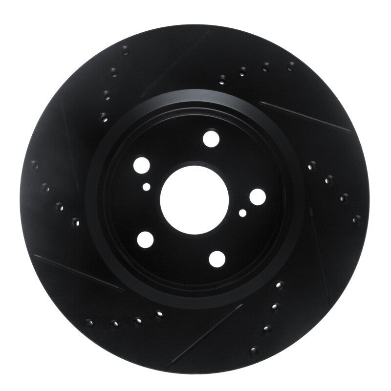 R1 Concepts Toyota C - HR Front Right Drilled & Slotted Brake Rotor (2018 - 2022) | rncECB - 76153R - JDMuscleSPK983746