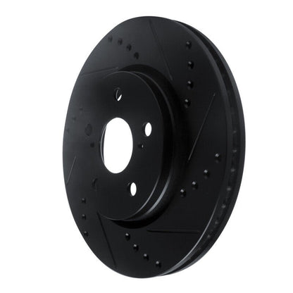R1 Concepts Toyota C - HR Front Right Drilled & Slotted Brake Rotor (2018 - 2022) | rncECB - 76153R - JDMuscleSPK983746