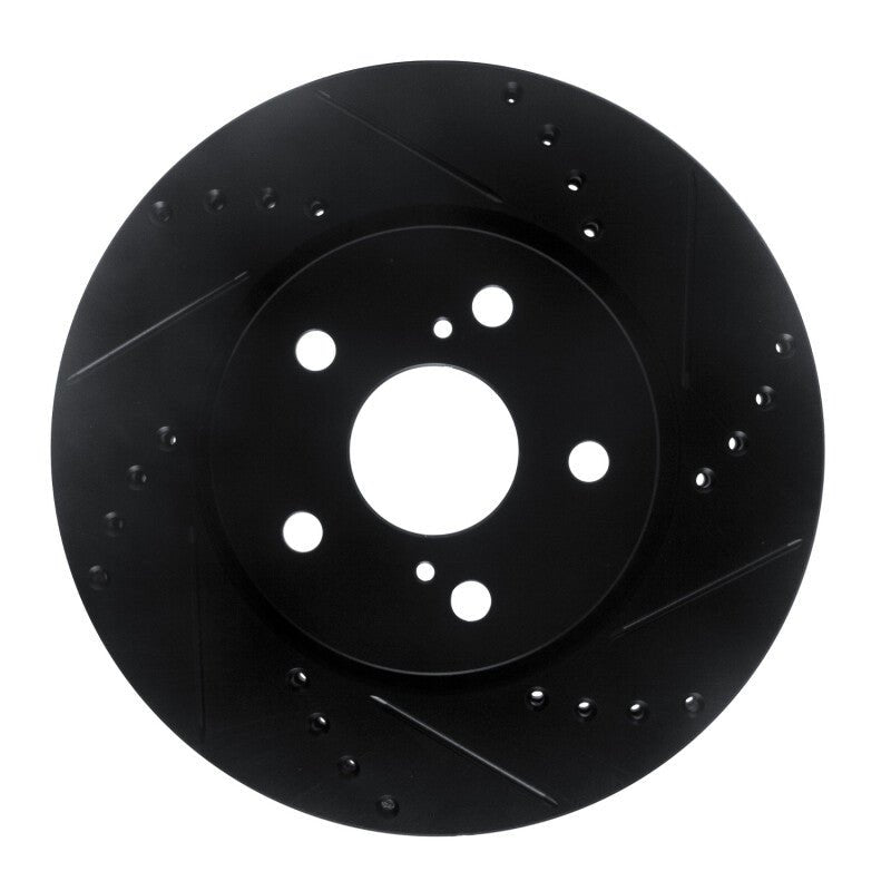 R1 Concepts Toyota C - HR Front Right Drilled & Slotted Brake Rotor (2018 - 2022) | rncECB - 76153R - JDMuscleSPK983746