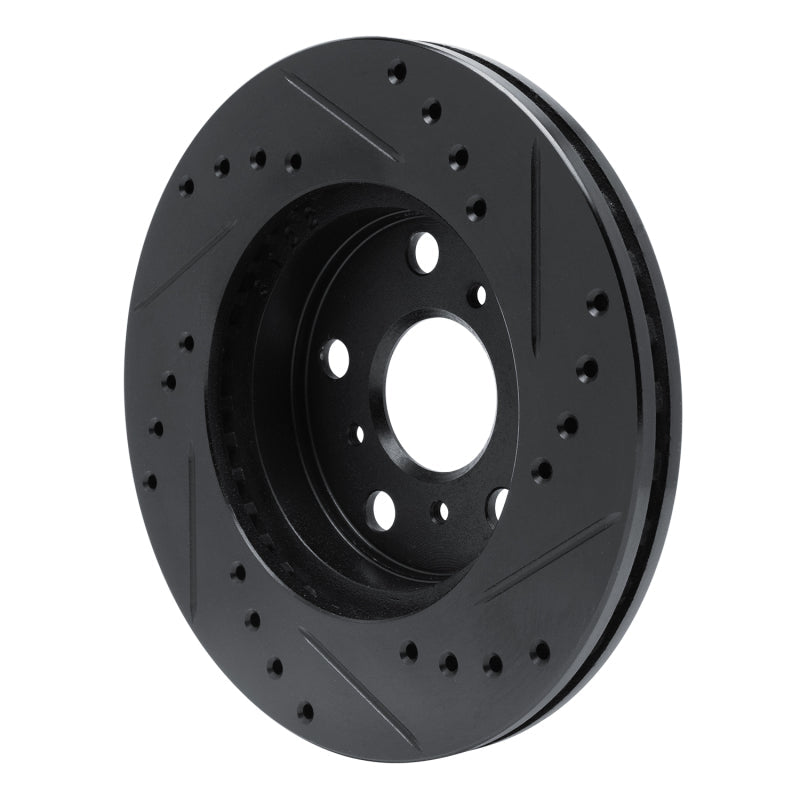 R1 Concepts Toyota Camry Front Left Drilled & Slotted Brake Rotor (1983 - 1986) | rncECB - 76016L - JDMuscleSPK983659