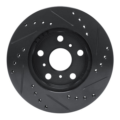 R1 Concepts Toyota Camry Front Left Drilled & Slotted Brake Rotor (1983 - 1986) | rncECB - 76016L - JDMuscleSPK983659