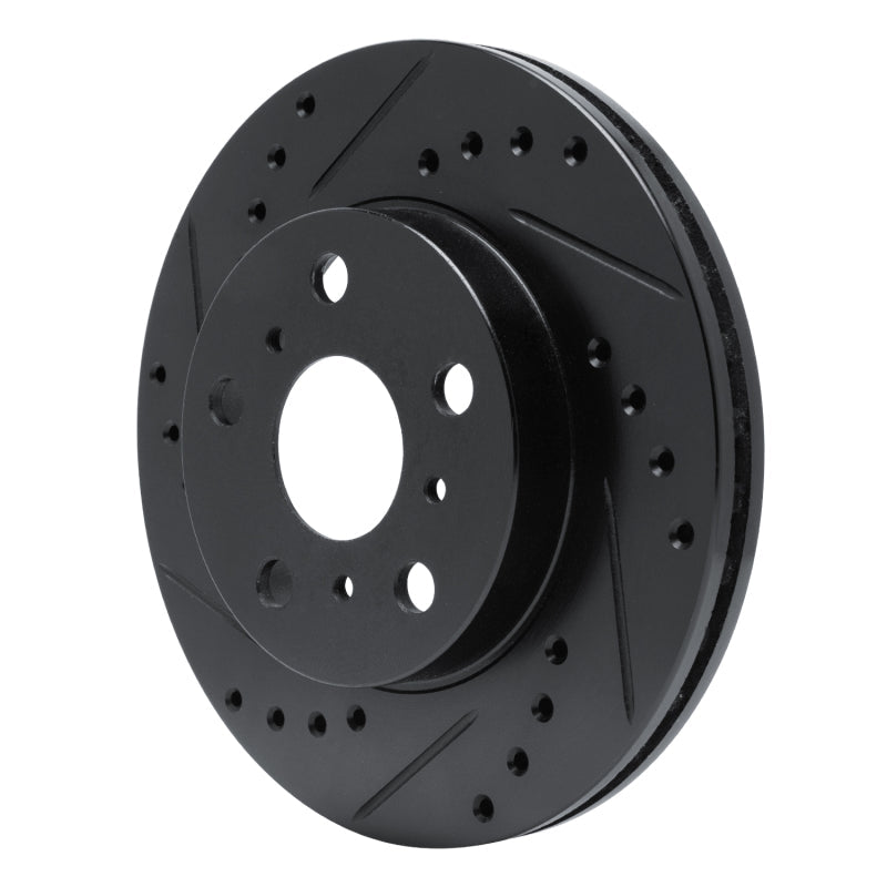 R1 Concepts Toyota Camry Front Left Drilled & Slotted Brake Rotor (1983 - 1986) | rncECB - 76016L - JDMuscleSPK983659