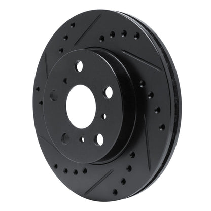 R1 Concepts Toyota Camry Front Left Drilled & Slotted Brake Rotor (1983 - 1986) | rncECB - 76016L - JDMuscleSPK983659