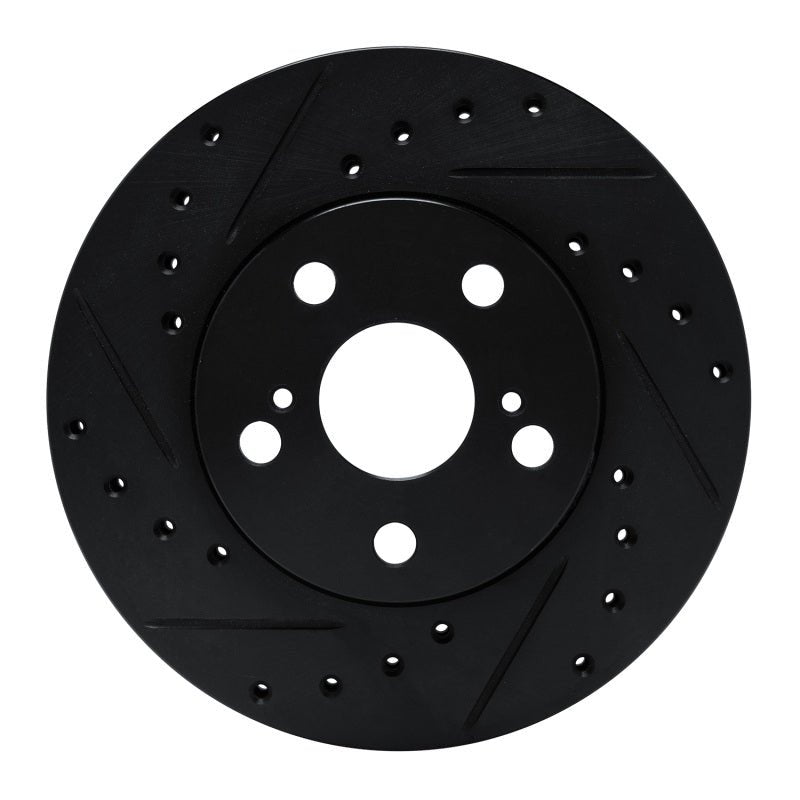 R1 Concepts Toyota Camry Front Left Drilled & Slotted Brake Rotor (Part Number: rncECB - 76033L) | rncECB - 76033L - JDMuscleSPK983679