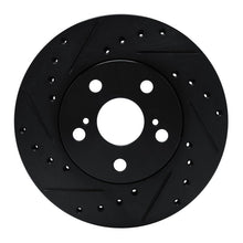 R1 Concepts Toyota Camry Front Left Drilled & Slotted Brake Rotor (Part Number: rncECB - 76033L) | rncECB - 76033L - JDMuscleSPK983679