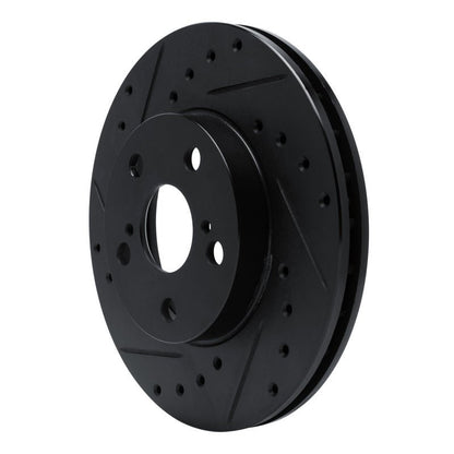 R1 Concepts Toyota Camry Front Left Drilled & Slotted Brake Rotor (Part Number: rncECB - 76033L) | rncECB - 76033L - JDMuscleSPK983679