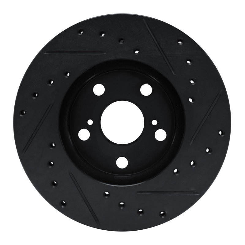 R1 Concepts Toyota Camry Front Left Drilled & Slotted Brake Rotor (Part Number: rncECB - 76033L) | rncECB - 76033L - JDMuscleSPK983679