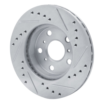 R1 Concepts Toyota Camry Front Left Drilled & Slotted Silver Brake Rotor (1983 - 1986) | rncEDZ - 76016L - JDMuscleSPK987479