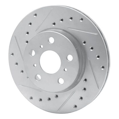 R1 Concepts Toyota Camry Front Left Drilled & Slotted Silver Brake Rotor (Part Number: RNCEDZ - 76033L) | rncEDZ - 76033L - JDMuscleSPK987509