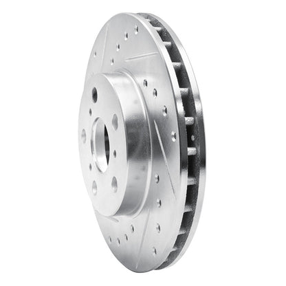 R1 Concepts Toyota Camry Front Left Drilled & Slotted Silver Brake Rotor (Part Number: RNCEDZ - 76036L) | rncEDZ - 76036L - JDMuscleSPK987515