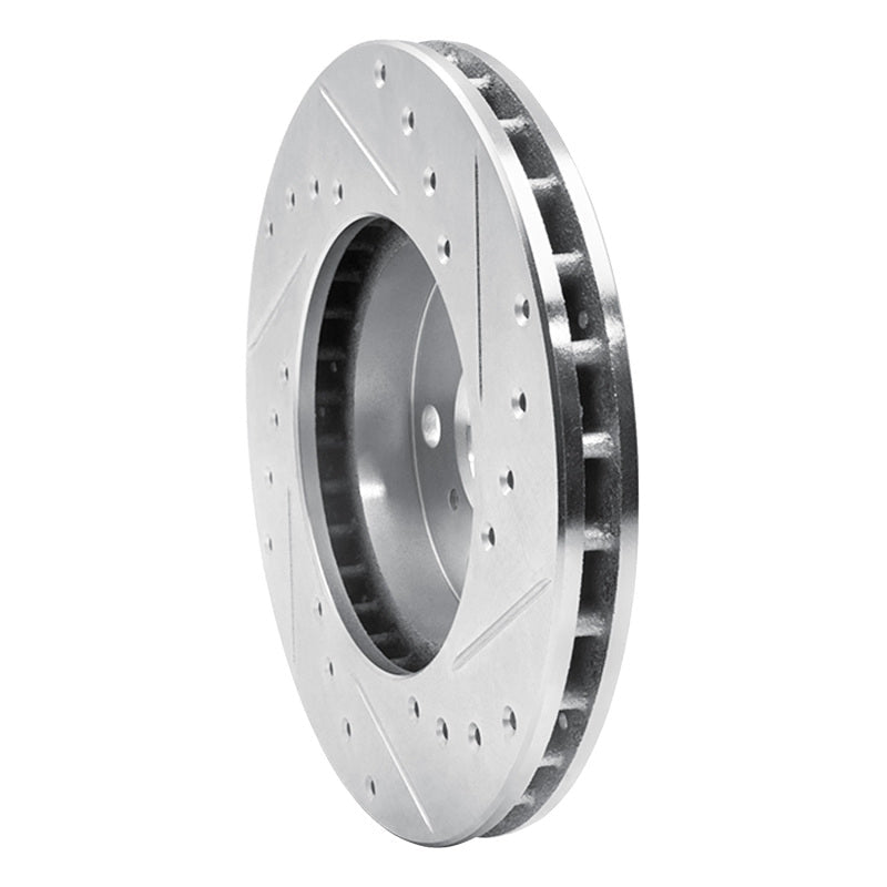 R1 Concepts Toyota Camry Front Left Drilled & Slotted Silver Brake Rotor (Part Number: RNCEDZ - 76036L) | rncEDZ - 76036L - JDMuscleSPK987515