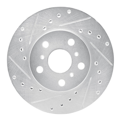 R1 Concepts Toyota Camry Front Left Drilled & Slotted Silver Brake Rotor (Part Number: RNCEDZ - 76036L) | rncEDZ - 76036L - JDMuscleSPK987515