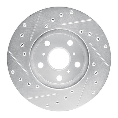 R1 Concepts Toyota Camry Front Right Drilled & Slotted Brake Rotor (1987 - 1991) | rncEDZ - 76036R - JDMuscleSPK987516